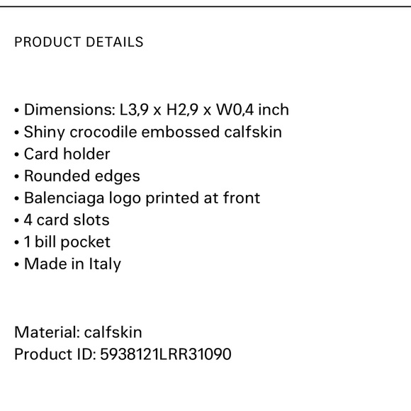 Blue Balenciaga CardHolder - Picture 4 of 4